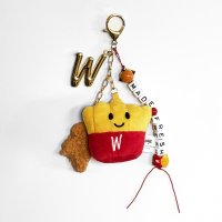 French Fry Plushie Keychain