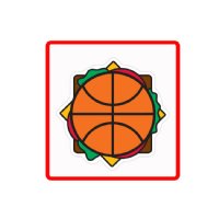 Vinyl Basketball Stickers