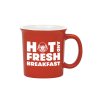 BK0119: Breakfast Red Mug