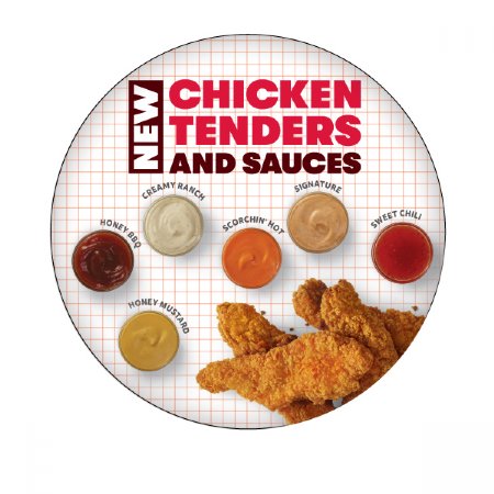 Chicken Tenders 4" Button