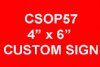 CSOP57: 4" x 6...