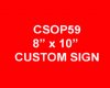 CSOP59: 8" x 1...