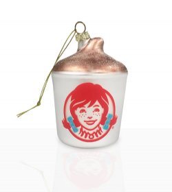 Show product details for Wendy's Holiday Frosty Ornament