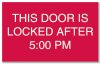 SSOP62: This Door Is Locked Sign