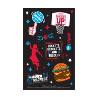 MM2309: March Madness Sticker Sheets (each)