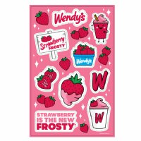 GG1617: Strawberry Frosty Sticker Sheets