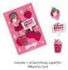 Show product details for LP1688: Strawberry Lapel Pin Set